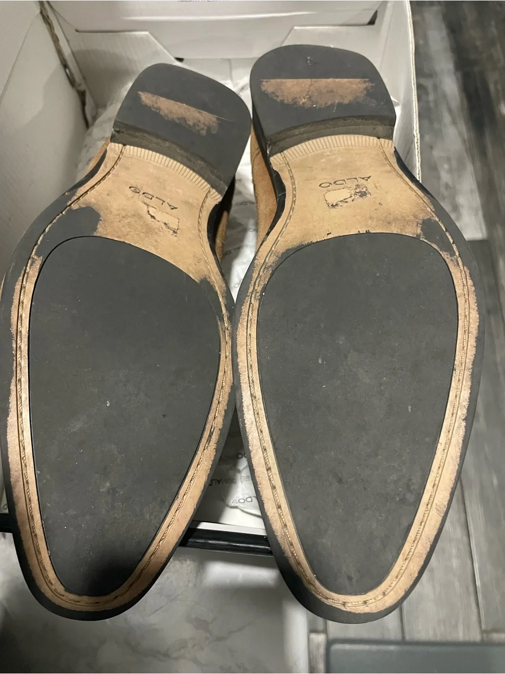 ALDO Men's Tan Suede Chukka Boots